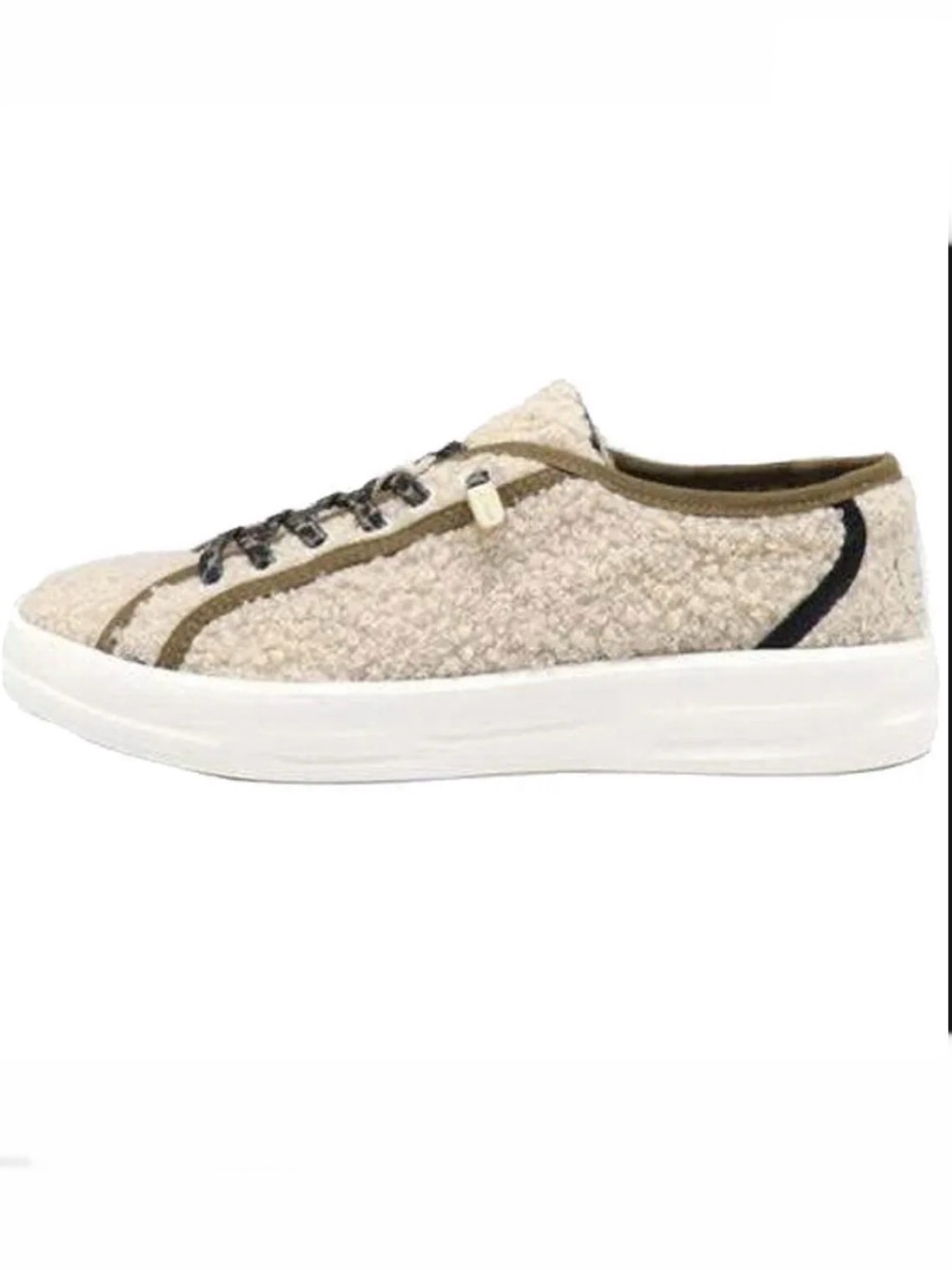 NWT Hey Dude Womens Karina Sherpa Marshmallow Leo Slip on Shoe, 7